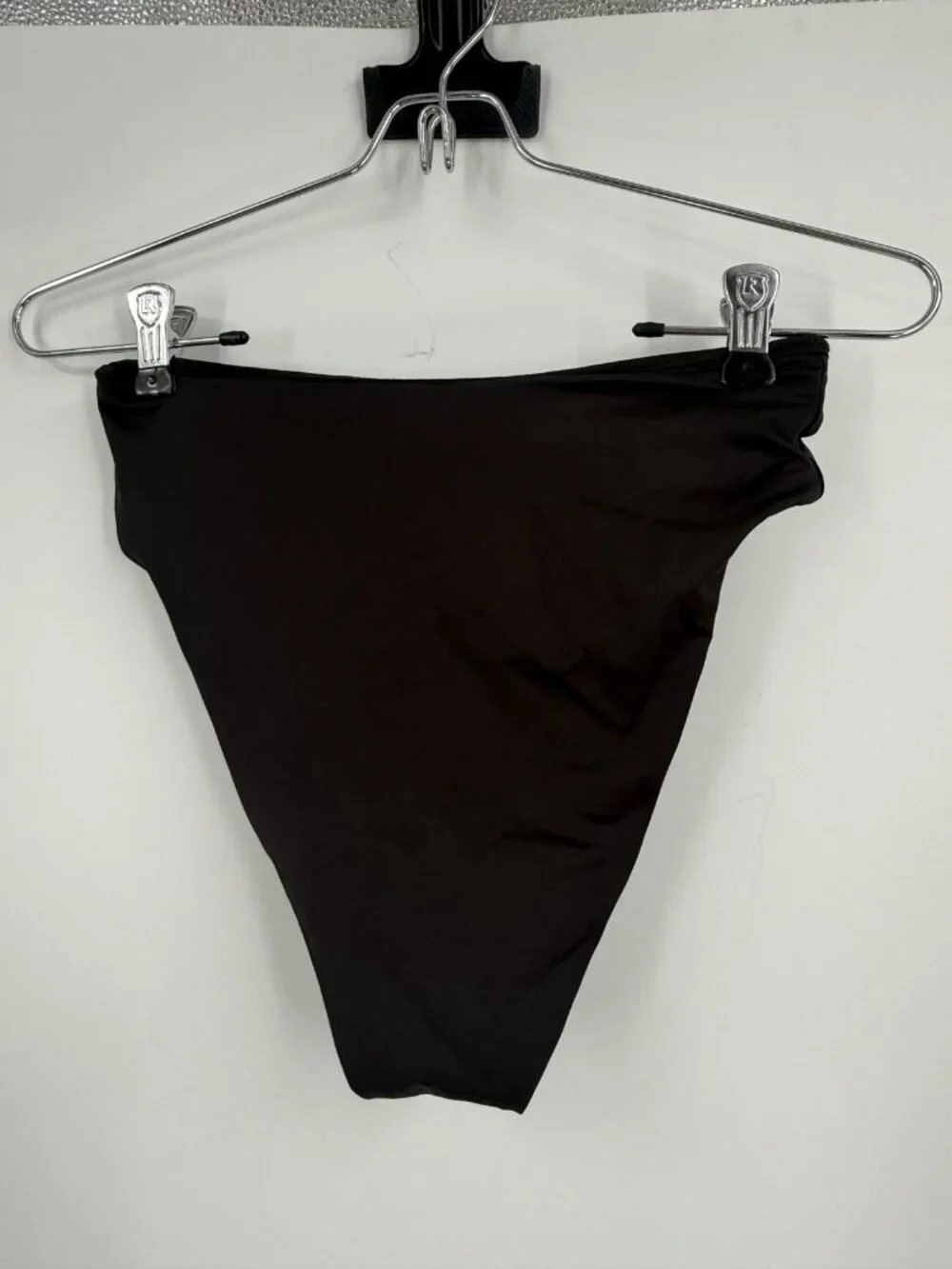 SKIMS Signature Recycled Swim Mid Waist Swim Bottom Onyx Size XS